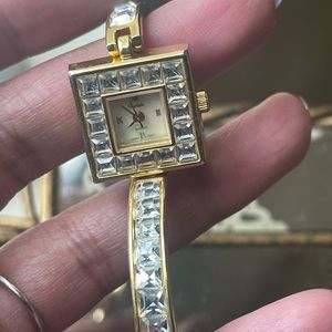 Vintage Xanadu Crystal band and bezel watch